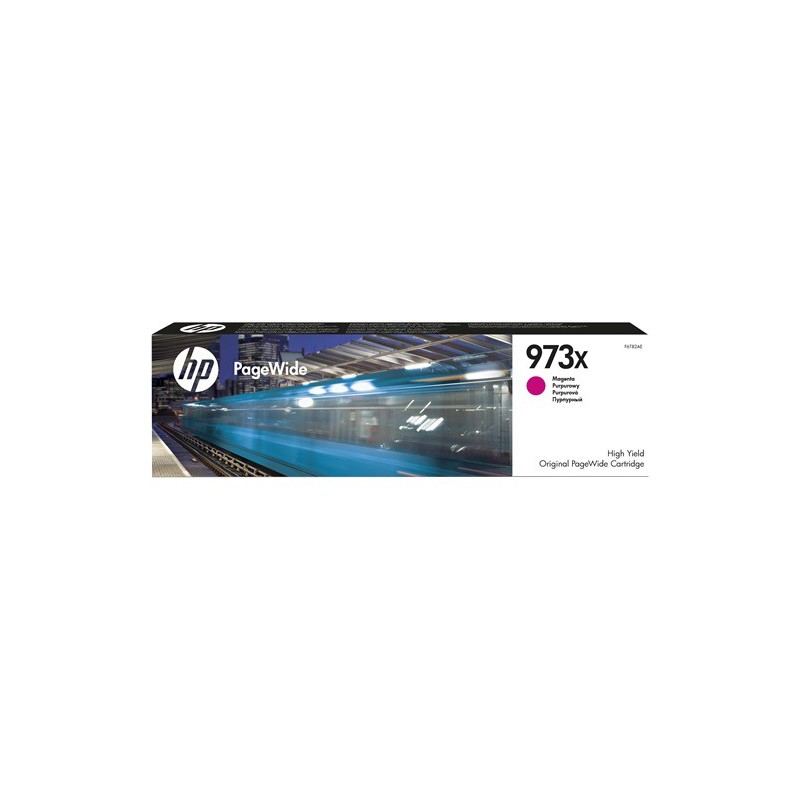 Cartucho magenta original PageWide HP 973X de alto rendimiento