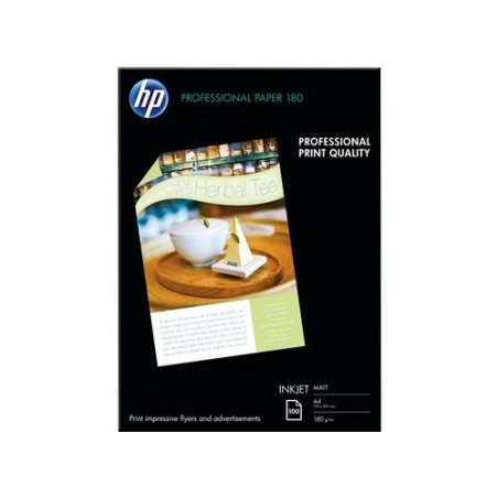 Papel de inyección de tinta mate profesional HP - 100 hojas/A4/210 x 297 mm